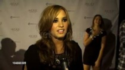 Demi Lovato - Autumn Party Benefiting Children Interview (54)