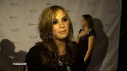 Demi Lovato - Autumn Party Benefiting Children Interview (58)
