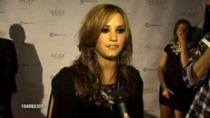 Demi Lovato - Autumn Party Benefiting Children Interview (72)
