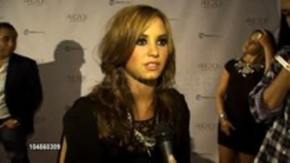 Demi Lovato - Autumn Party Benefiting Children Interview (78)