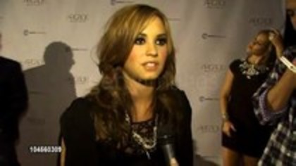 Demi Lovato - Autumn Party Benefiting Children Interview (79)