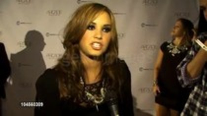 Demi Lovato - Autumn Party Benefiting Children Interview (81)