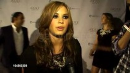 Demi Lovato - Autumn Party Benefiting Children Interview (84)