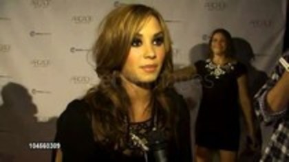Demi Lovato - Autumn Party Benefiting Children Interview (88)