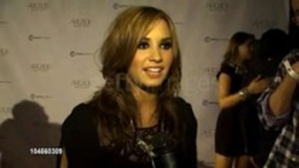 Demi Lovato - Autumn Party Benefiting Children Interview (95)