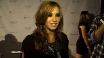 Demi Lovato - Autumn Party Benefiting Children Interview (102)