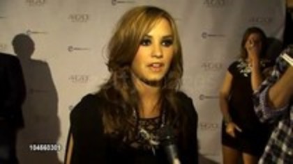 Demi Lovato - Autumn Party Benefiting Children Interview (133)