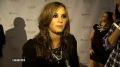 Demi Lovato - Autumn Party Benefiting Children Interview (140)