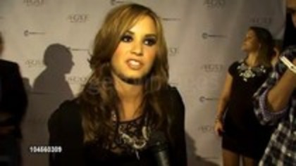 Demi Lovato - Autumn Party Benefiting Children Interview (322)