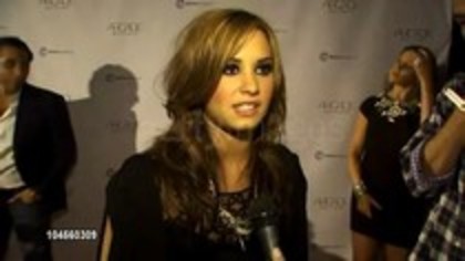 Demi Lovato - Autumn Party Benefiting Children Interview (437)