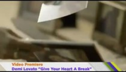 Demi Lovato - Give Your Heart A Break Video Premiere Teaser 4 (117)