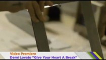 Demi Lovato - Give Your Heart A Break Video Premiere Teaser 4 (121)