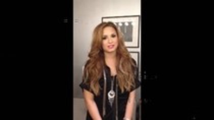 Demi Lovato - Video Message for Italy (28)
