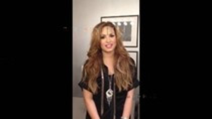 Demi Lovato - Video Message for Italy (32)