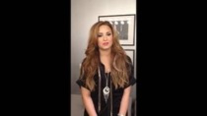 Demi Lovato - Video Message for Italy (34)