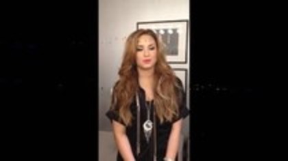 Demi Lovato - Video Message for Italy (35)