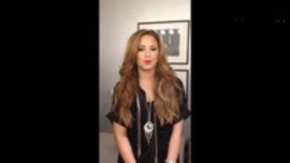 Demi Lovato - Video Message for Italy (36)