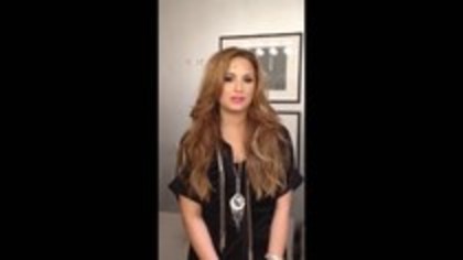 Demi Lovato - Video Message for Italy (39)