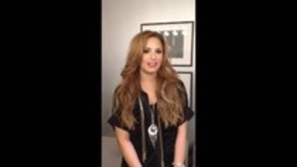 Demi Lovato - Video Message for Italy (45)