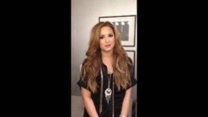 Demi Lovato - Video Message for Italy (100)