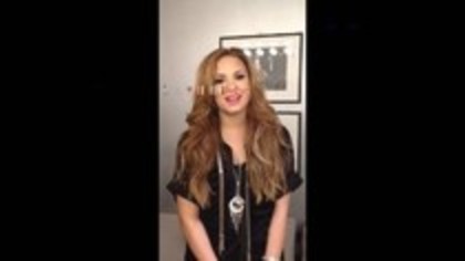 Demi Lovato - Video Message for Italy (159)