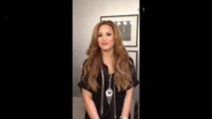 Demi Lovato - Video Message for Italy (311)