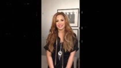 Demi Lovato - Video Message for Italy (482)
