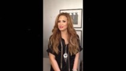 Demi Lovato - Video Message for Italy (486)