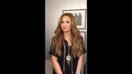 Demi Lovato - Video Message for Italy (487)
