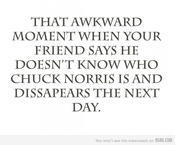  - Chuck Norris