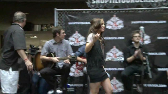 Demi Lovato  Live at Glendale Galleria  in LA for Cambio in HD 00051