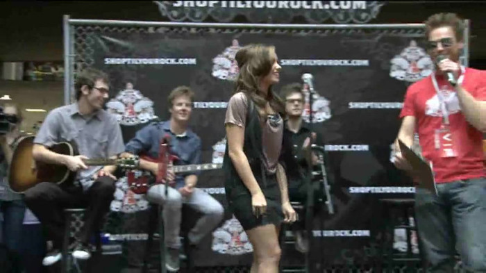 Demi Lovato  Live at Glendale Galleria  in LA for Cambio in HD 00068