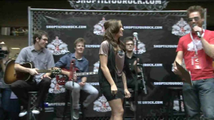 Demi Lovato  Live at Glendale Galleria  in LA for Cambio in HD 00069