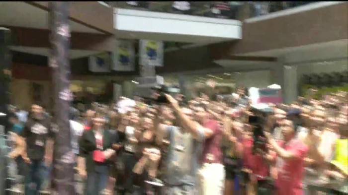 Demi Lovato  Live at Glendale Galleria  in LA for Cambio in HD 00454