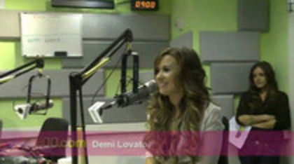 Demi Lovato In-Studio - Z100 New York (1)