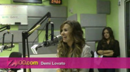 Demi Lovato In-Studio - Z100 New York (2) - Demilush - In Studio Z100 New York Part oo1