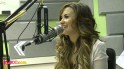 Demi Lovato In-Studio - Z100 New York (81)