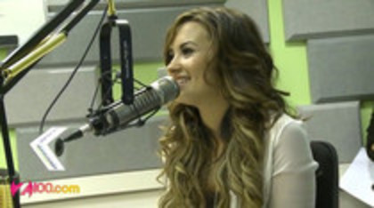 Demi Lovato In-Studio - Z100 New York (94)