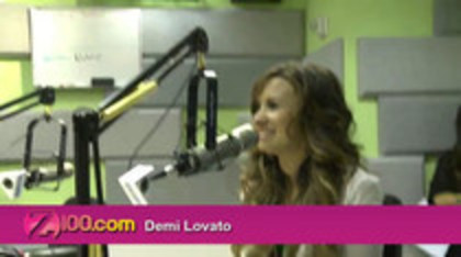 Demi Lovato In-Studio - Z100 New York (65)