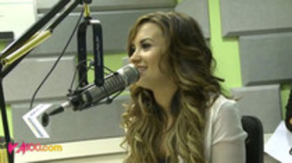 Demi Lovato In-Studio - Z100 New York (31)