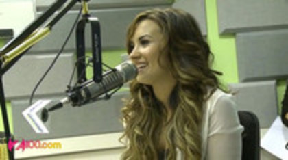 Demi Lovato In-Studio - Z100 New York (33)