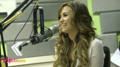 Demi Lovato In-Studio - Z100 New York (55)