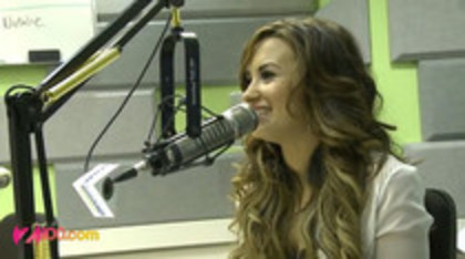 Demi Lovato In-Studio - Z100 New York (78)