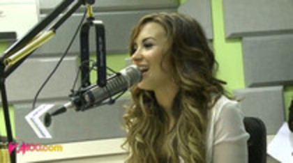 Demi Lovato In-Studio - Z100 New York (26)