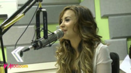 Demi Lovato In-Studio - Z100 New York (27)