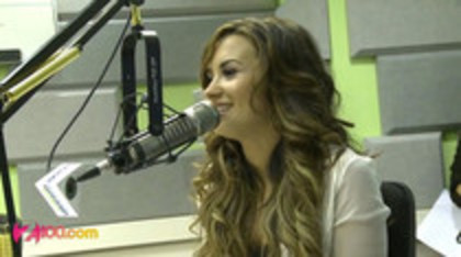 Demi Lovato In-Studio - Z100 New York (32)