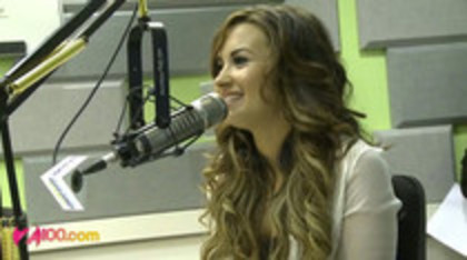 Demi Lovato In-Studio - Z100 New York (46)