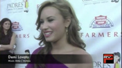 Demi Lovato at Padres Contra El Cancer Event (1) - Demilush at Padres Contra El Cancer Event Interview Part oo1