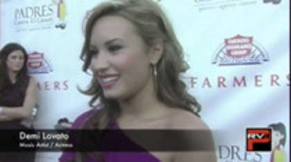 Demi Lovato at Padres Contra El Cancer Event (2) - Demilush at Padres Contra El Cancer Event Interview Part oo1