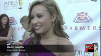 Demi Lovato at Padres Contra El Cancer Event (3) - Demilush at Padres Contra El Cancer Event Interview Part oo1